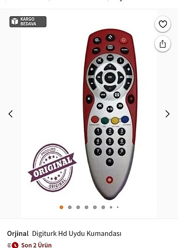 Digitürk ve Lcd tv uzaktan kumandaları