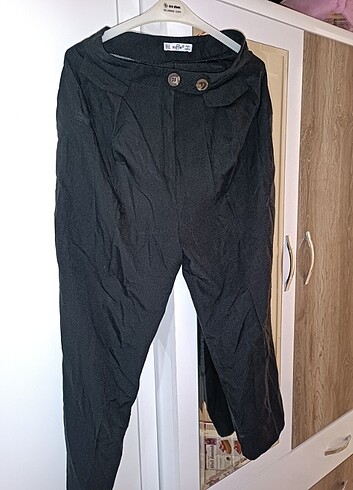 Yüksek bel klasik-spor pantolon 