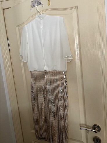 m Beden Koton partywear elbise