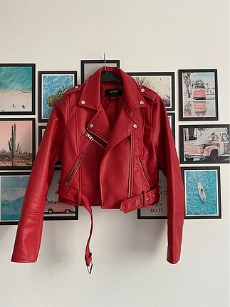 Pull and bear deri ceket