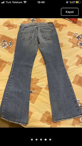 m Beden mavi Renk İspanyol paça jeans