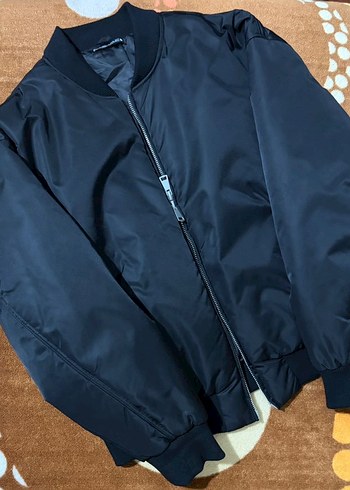 Siyah Bomber Ceket - Görsel 5