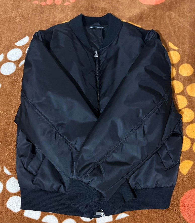 Siyah Bomber Ceket - Görsel 3