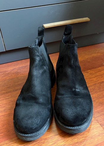 Tommy Hilfiger Siyah Chelsea Süet Bot - Görsel 3