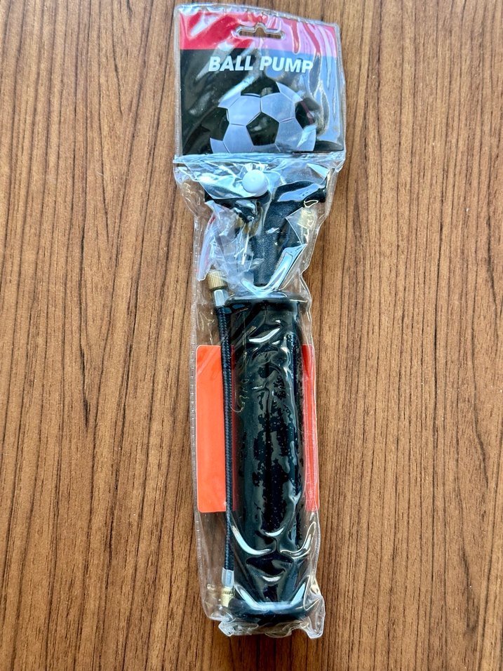 Siyah Havalı Top Pompası ve Şişirme Uç Seti - Görsel 3