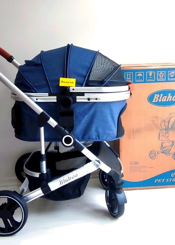 SIFIR - Mavi Bebek veya Kedi Köpek Arabası - Görsel 2