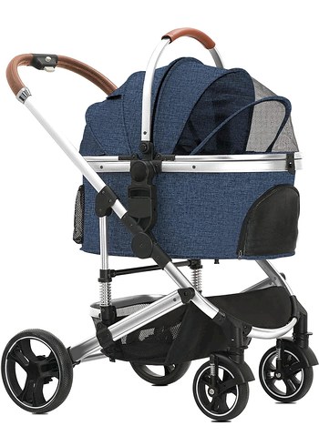 SIFIR - Mavi Bebek veya Kedi Köpek Arabası - Görsel 4