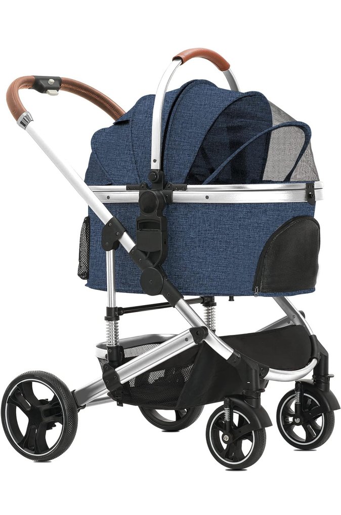 SIFIR - Mavi Bebek veya Kedi Köpek Arabası - Görsel 4