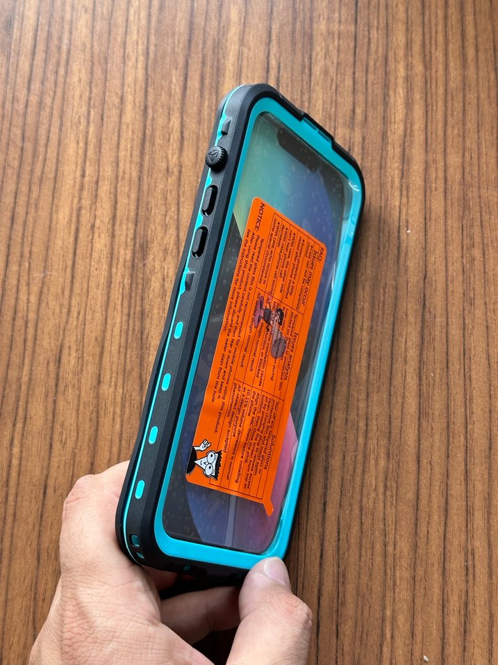 14 pro max su geçirmez kılıf dahili 9h tamperli 360 koruma - Görsel 5