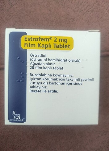diğer Beden Etsrofem 2 mg sıfır kapalı kutu