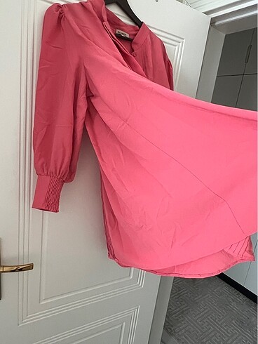 46 Beden pembe Renk Aker pembe gömlek tunik