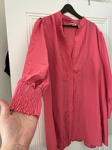 Aker Aker pembe gömlek tunik