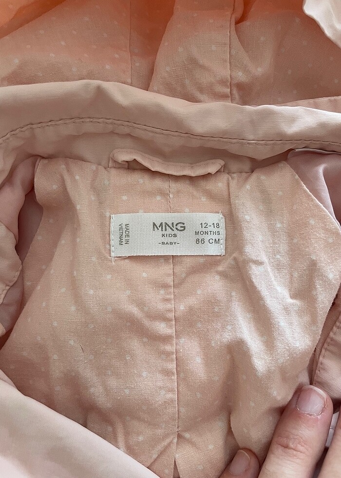 Mango çocuk trençkot - Görsel 3