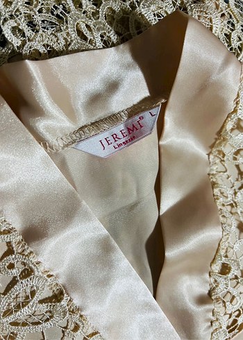 Nakış İşlemeli Beyaz Midi Bohem Gecelik - Görsel 6