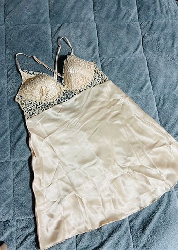 Nakış İşlemeli Beyaz Midi Bohem Gecelik - Görsel 7