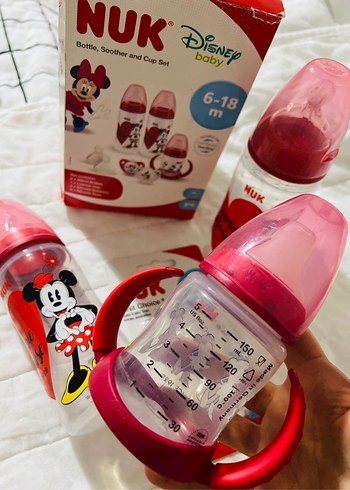 NUK Disney Minnie Mouse Bebek Biberon Seti 6-18 Ay - Görsel 5