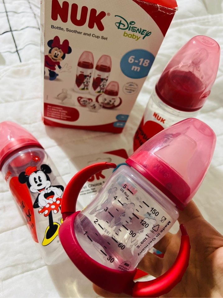 NUK Disney Minnie Mouse Bebek Biberon Seti 6-18 Ay - Görsel 5