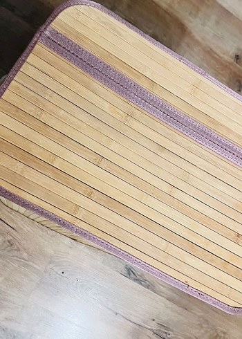 3 hazneli bambu katlanır çamaşır sepeti - Görsel 6