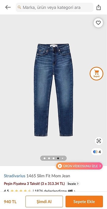 Stradivarius jean