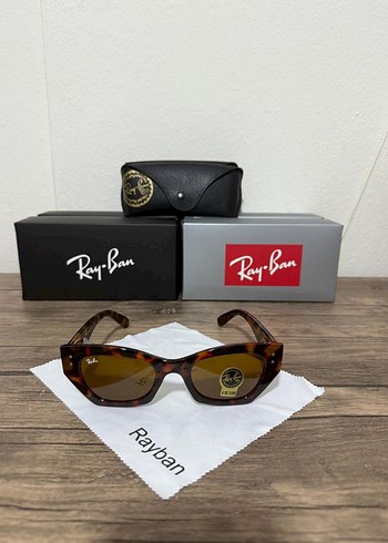 Ray Ban Ray-Ban Koyu Kahverengi Tokalı Kadın Gözlüğü