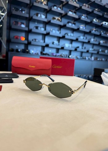 Cartier Kahverengi Kadın Güneş Gözlüğü