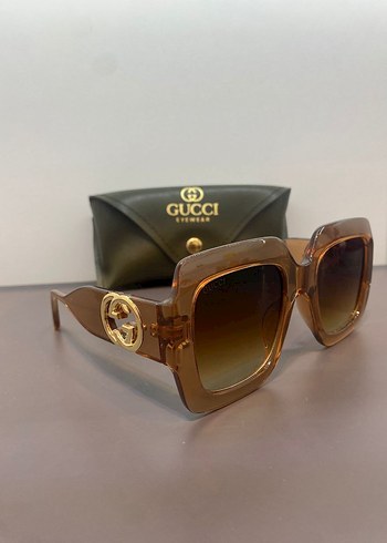 Gucci Kadın Kahverengi Parlak Gözlük