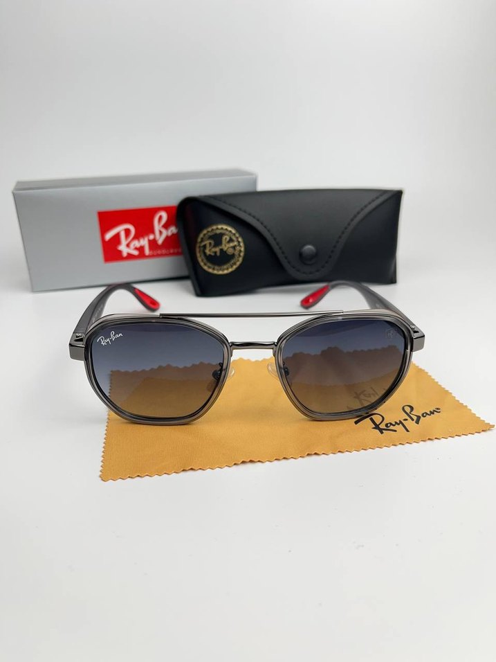 Ray-Ban Kahverengi Gri Erkek Güneş Gözlüğü - Görsel 3