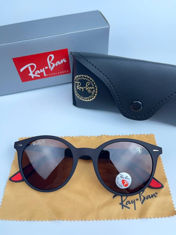 Klasik Tarz Kahverengi Ray-Ban Güneş Gözlüğü - Görsel 3