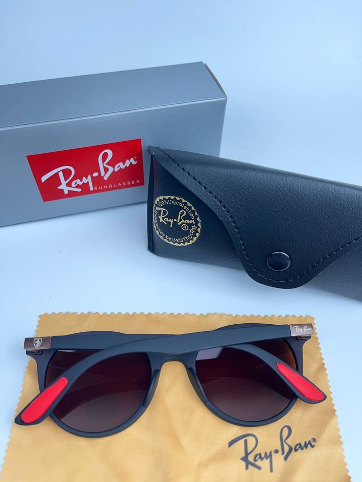 Klasik Tarz Kahverengi Ray-Ban Güneş Gözlüğü - Görsel 2