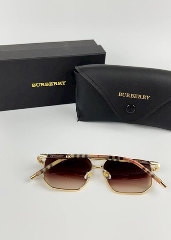 Beden kahverengi Renk Burberry Klasik Erkek Güneş Gözlüğü Kahverengi
