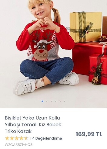 LC Waikiki Kız çocuk kazak #yılbaşı #noel