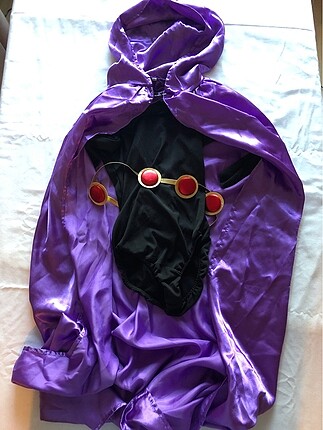 9-10 yaş Raven(Teen Titans) kostüm