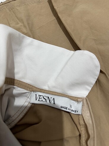 36 Beden camel Renk Elbise