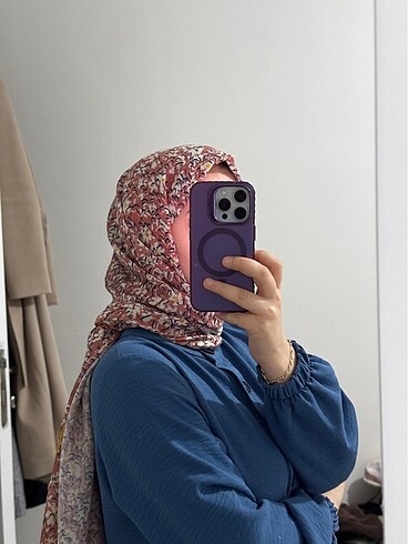Diğer Freshscarf çiçek desenli pamuklu şal