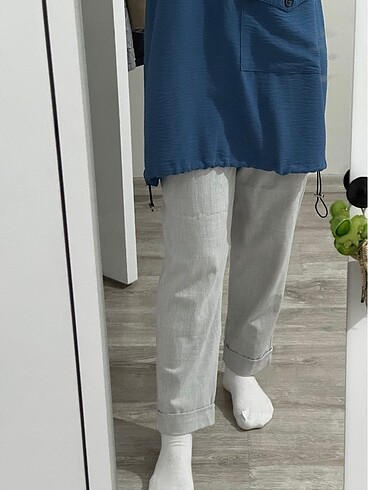 Diğer Gri kumaş pantolon