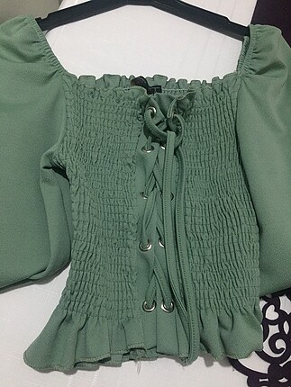 s Beden yeşil Renk Yeşil Bluz