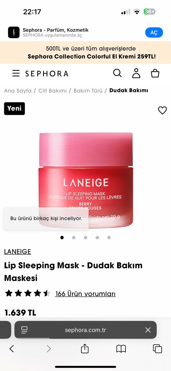 Laneige Pembe Dudak Gece Maskesi - Görsel 4