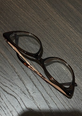 Kahverengi Transparan Kadın Gözlüğü - Görsel 2