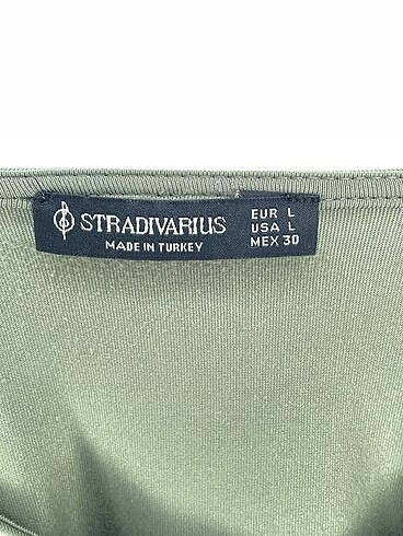 l Beden haki Renk Stradivarius Bluz %70 İndirimli.