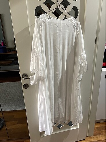 xxl Beden beyaz Renk Beyaz hamile elbisesi İtalyan kumaş baby shower için