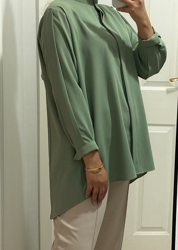 Mint Yeşili Kadın Tunik - Görsel 3