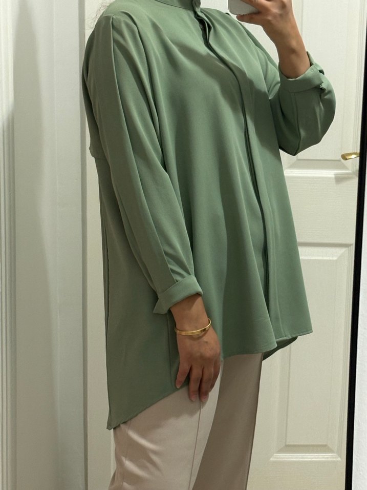 Mint Yeşili Kadın Tunik - Görsel 3