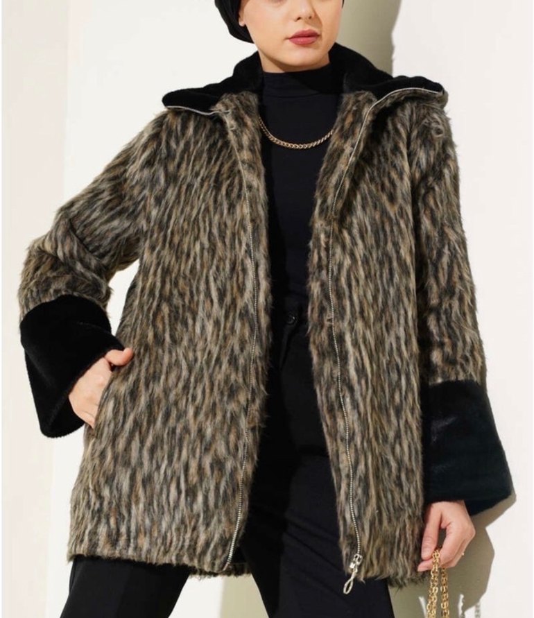 Kadın Kürk Ceket - Görsel 3