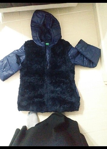 Benetton kız çocuk mont 