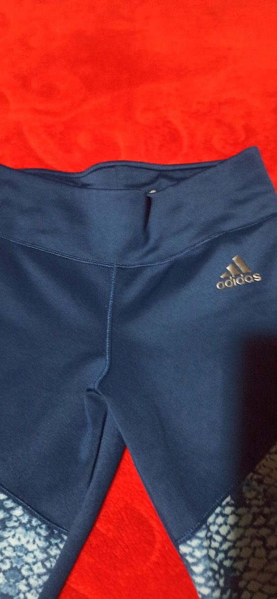 Kadın Mavi Yılan Desenli Spor Tayt - Görsel 3