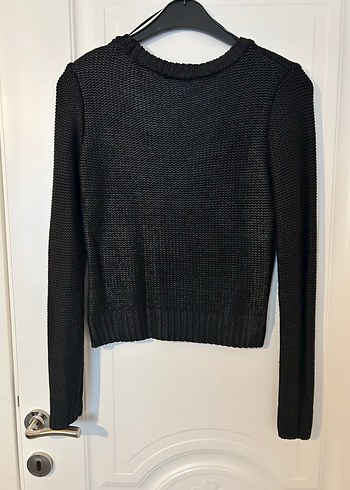 Siyah Triko Kadın Kazak - Görsel 2