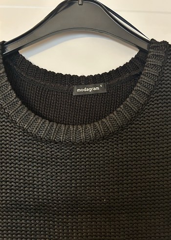 Siyah Triko Kadın Kazak - Görsel 4