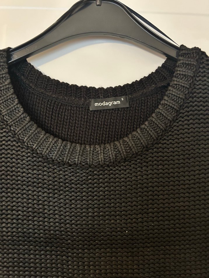 Siyah Triko Kadın Kazak - Görsel 4