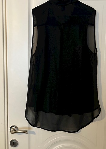 Siyah Düğmeli Kadın Gömlek - Görsel 4