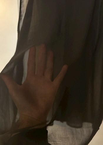 Siyah Düğmeli Kadın Gömlek - Görsel 5